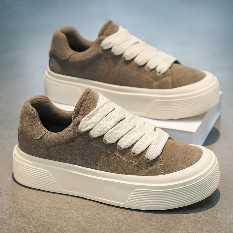 Damen Sneaker mit hochwertiger Veloursleder-Oberfläche und bequemer Laufsohle EB