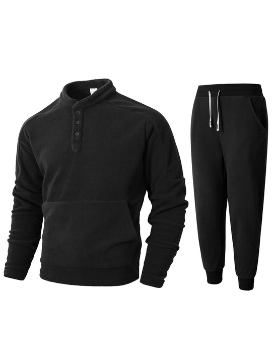 Herren Fleece Freizeitanzug EB