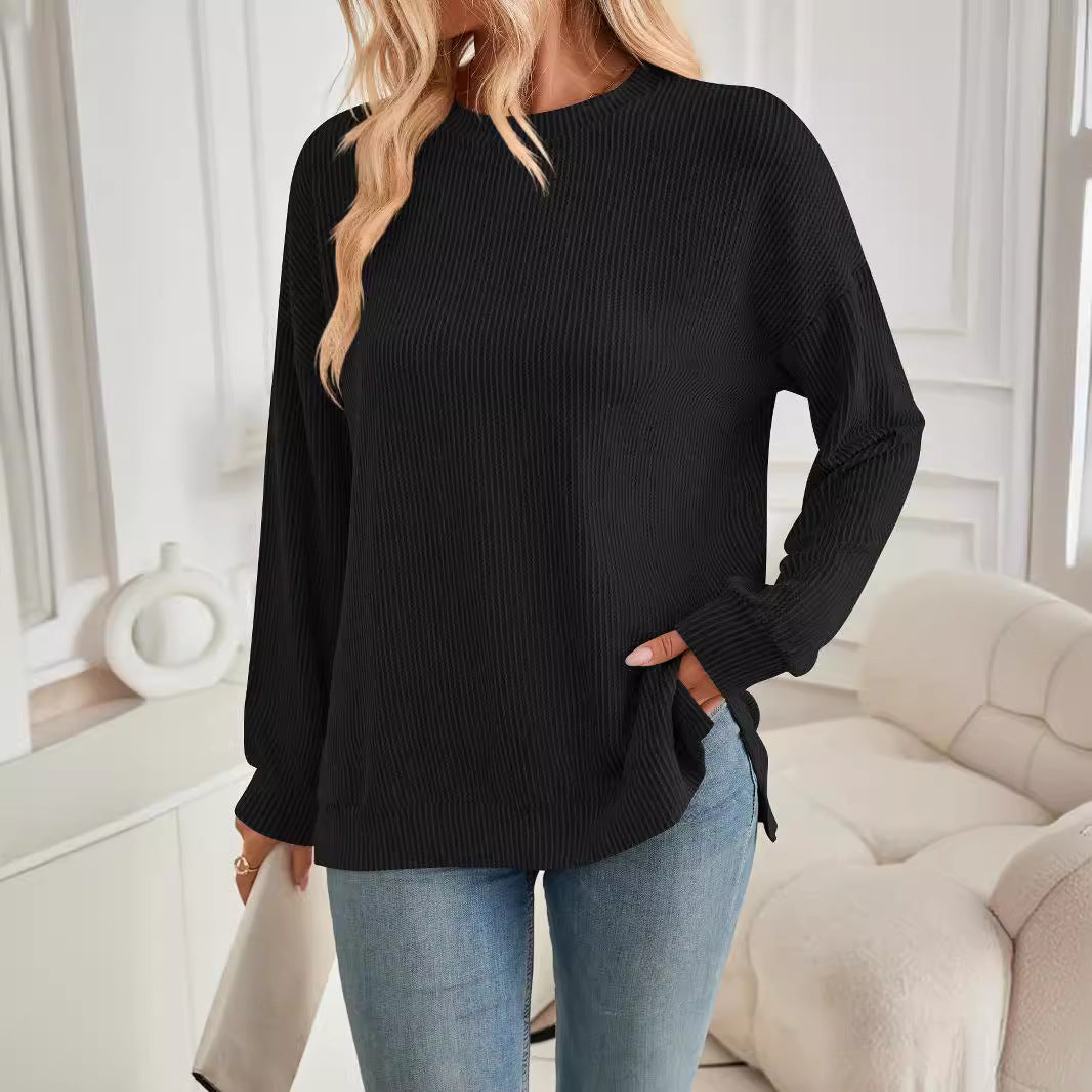 Damen lässiger Strickpullover EB