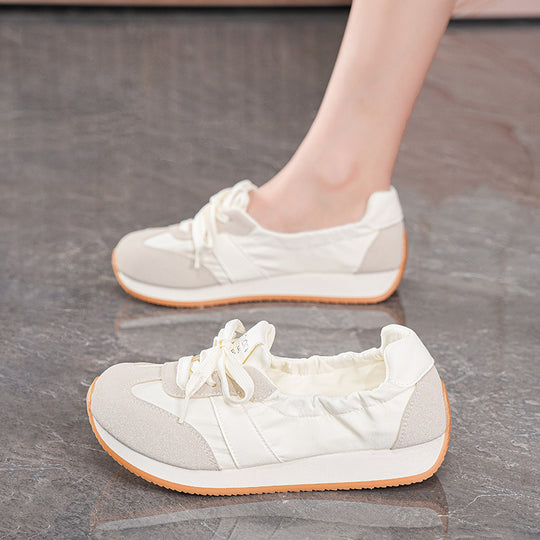Damen Sportliche Sneaker mit flexiblem Elastikbandeinsatz und atmungsaktivem Obermaterial EB