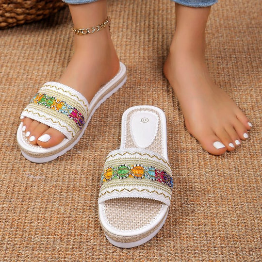 Damen Decorative Slipper EB