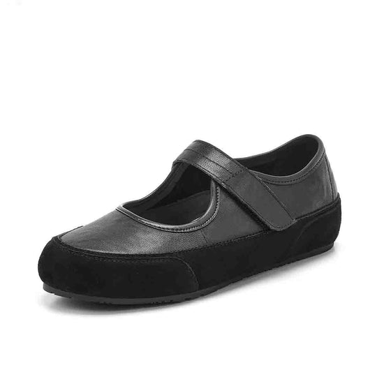 Damen Komfortable Ballerinas mit verstellbarem Riemchen EB