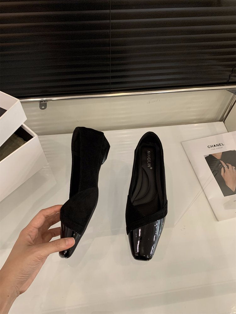 Damen elegante Slingback-Pumps mit modischem Glanz und komfortablem Fußbett EB
