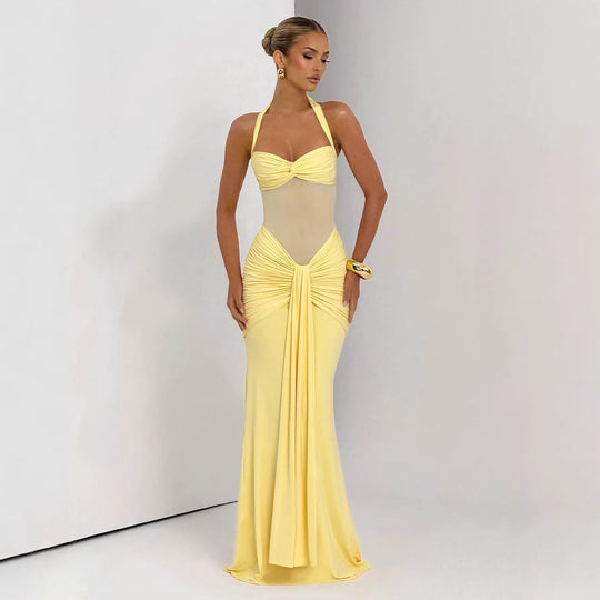Damen Elegantes Abendkleid mit figurbetontem Schnitt und raffinierten Drapierungen EB