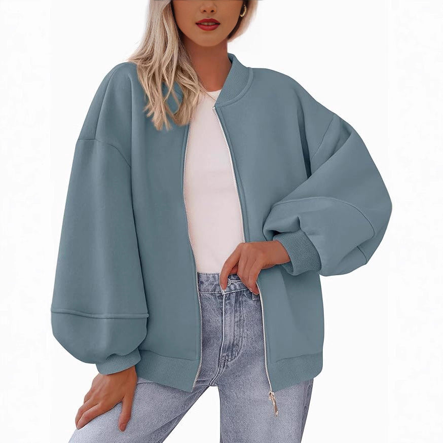 Damen modische Oversized-Jacke EB