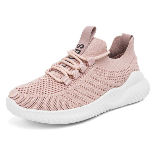 Damen Atmungsaktive Sport Sneakers mit elastischem Schnellschnürsystem EB