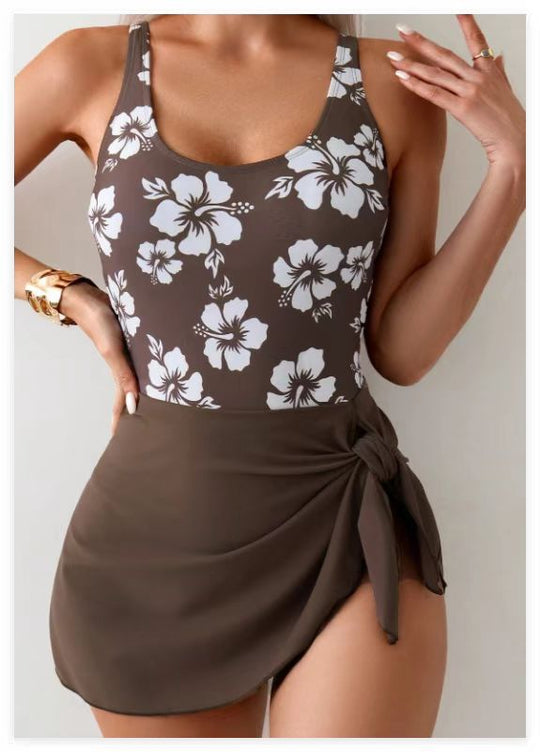 Damen Schwimmanzug mit stilvollem Rockteil EB