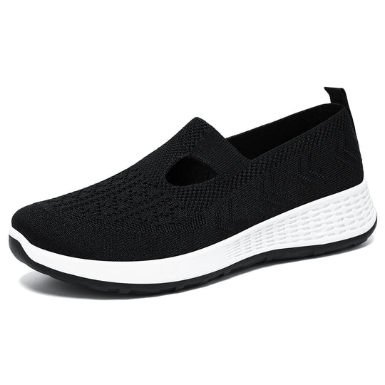 Damen Komfortable Slip-On Sneakers mit innovativer Mesh-Oberfläche EB