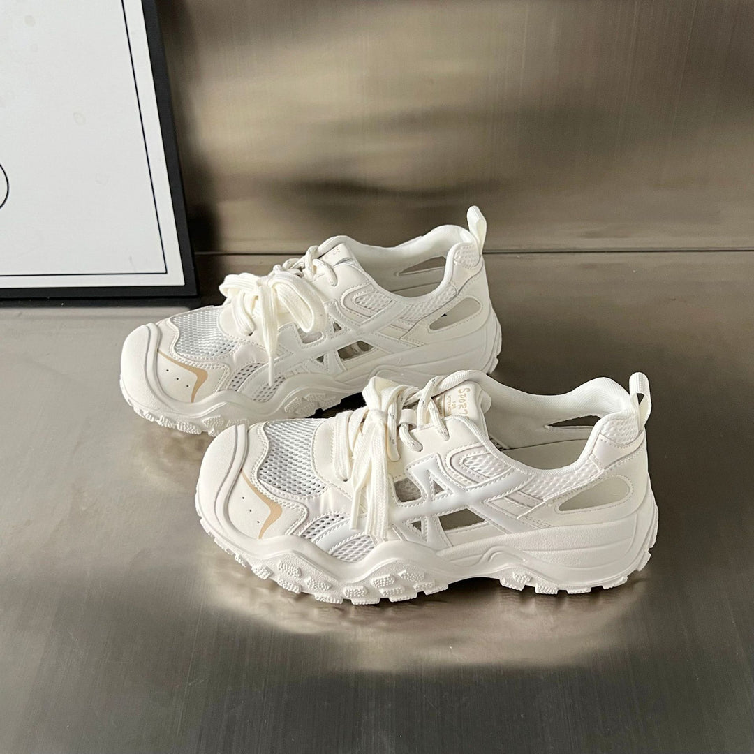 Damen Sportliche Lauf-Sneaker mit atmungsaktivem Mesh-Obermaterial und rutschfester Sohle EB