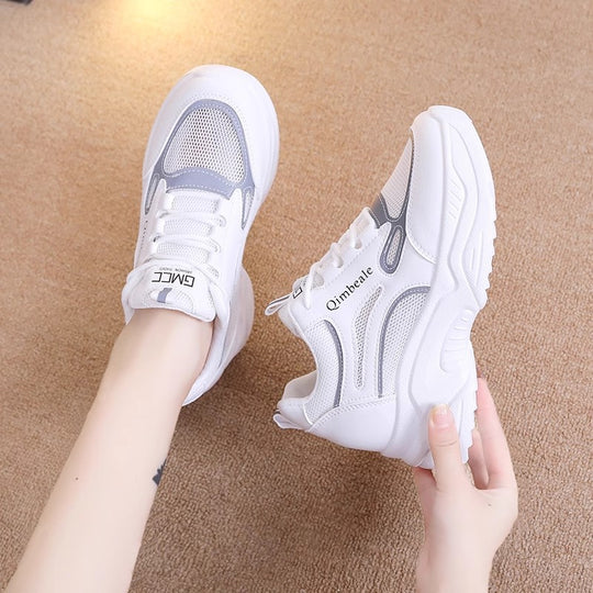Damen Sportliche Sneakers mit hohem Komfort und atmungsaktiver Obermaterialstruktur EB