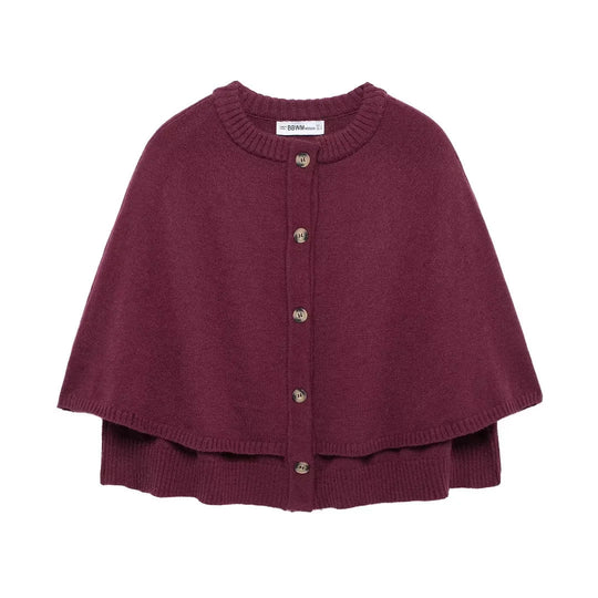 Damen Wolle Umhangjacke EB