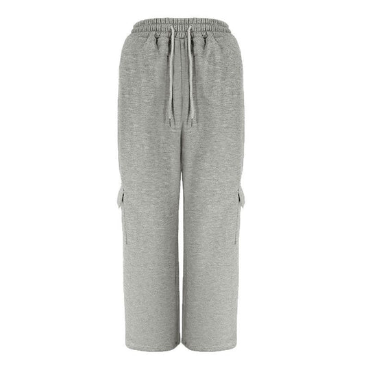 Damen Cargo-Hose mit elastischem Bund und Seitentaschen EB