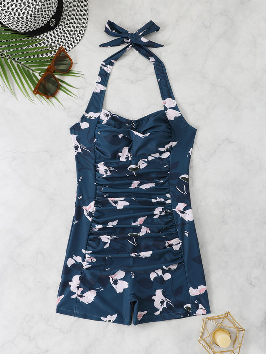 Damen Badeanzug mit figurformendem Design EB