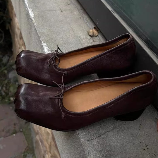 Damen Bequeme Ballerinas mit besonderem Zehendesign EB