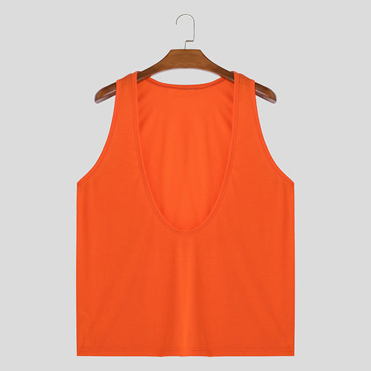 Herren Sportliches Ärmelloses T-Shirt aus atmungsaktivem Material EB