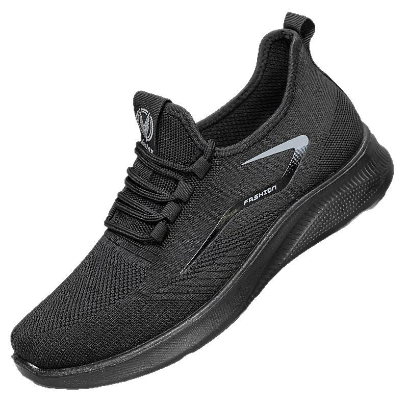 Damen Lauf-Sneaker mit atmungsaktiver Strick-Oberfläche und rutschfester Sohle EB