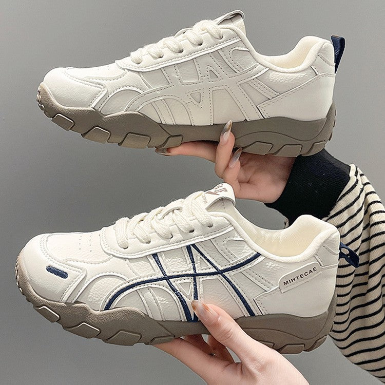 Damen Sportliche Sneaker mit atmungsaktivem Obermaterial und rutschfester Sohle EB