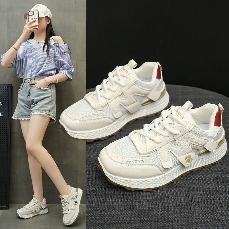 Damen Sportliche Sneakers mit atmungsaktivem Mesh-Obermaterial und komfortabler Dämpfung EB