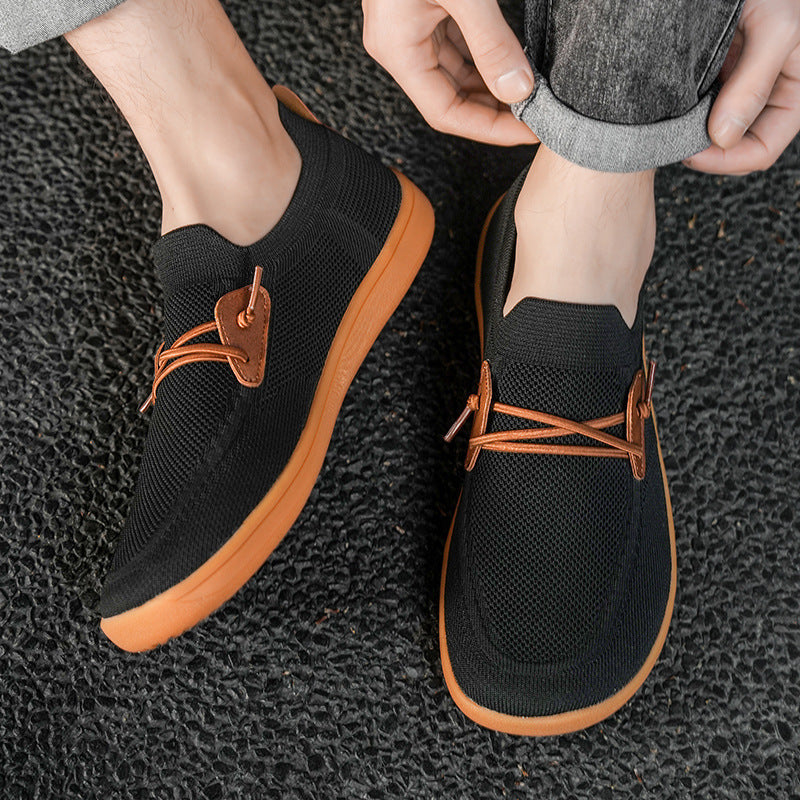 Damen Atmungsaktive Slip-On Sneakers mit elastischem Riemensystem EB