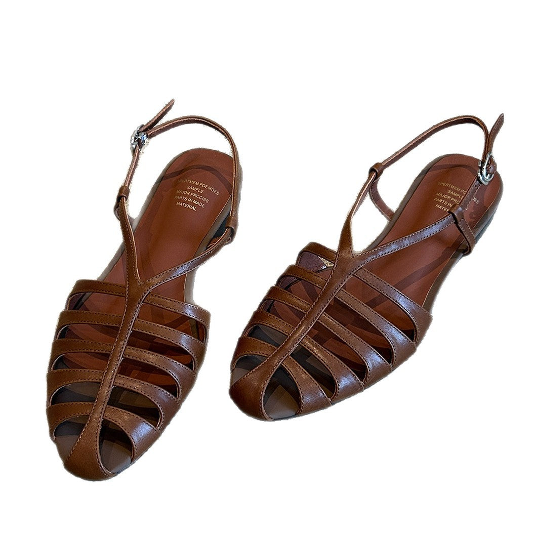 Damen Sandalen mit verstellbarem Riemen und atmungsaktivem Obermaterial EB