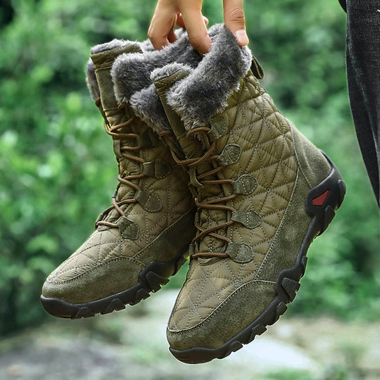 Damen gefütterte Winterstiefel mit rutschfester Sohle von EB