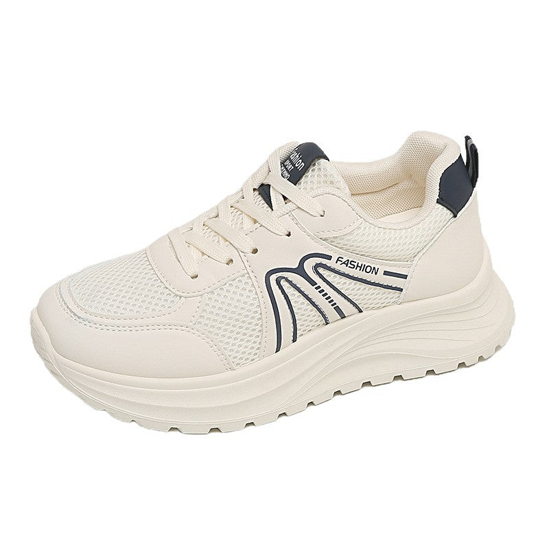 Damen Sportliche Sneakers mit atmungsaktivem Mesh-Obermaterial EB