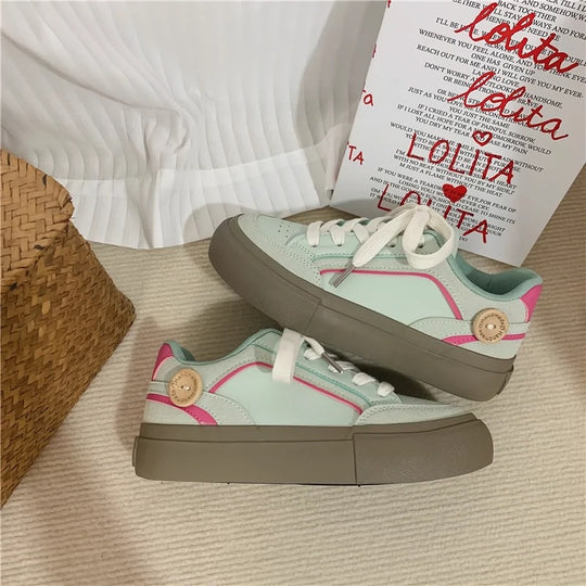 Damen Modische Sneakers mit atmungsaktiver Obermaterialstruktur und bequemem Dämpfungssystem EB