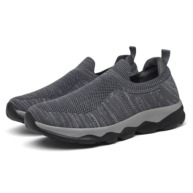 Damen Atmungsaktive Slip-On Sneakers mit flexiblem Sohlenaufbau EB