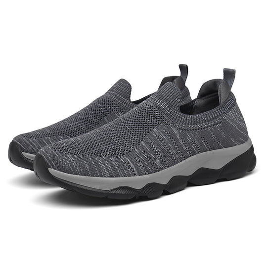 Damen Atmungsaktive Slip-On Sneakers mit flexiblem Sohlenaufbau EB