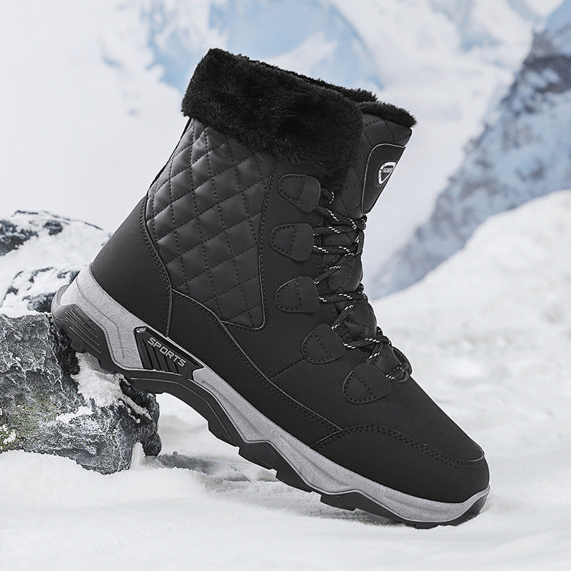Damen Winterstiefel mit gefüttertem Innenbereich und griffiger Laufsohle EB