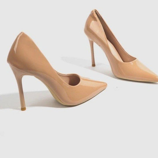 Damen glamouröse High-Heels mit funkelndem Obermaterial und Stiletto-Absatz EB