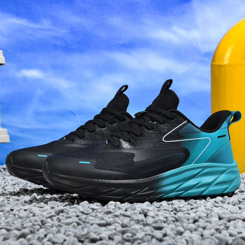 Unisex gedämpfte Straßenlauf-Sneaker mit reaktiver Hohlkern-Zwischensohle und atmungsaktivem Mesh-Upper EB
