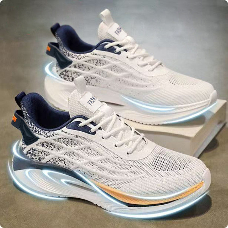 Damen modische Sneakers mit innovativer Dämpfungstechnologie und futuristischem Design EB