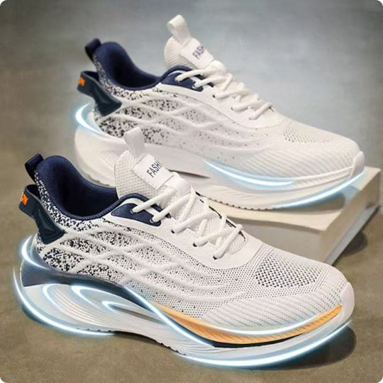 Damen modische Sneakers mit innovativer Dämpfungstechnologie und futuristischem Design EB
