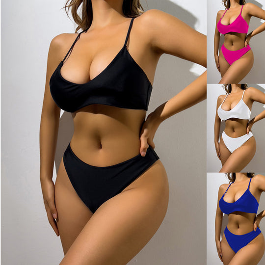 Damen Bikini-Set mit verstellbaren Trägern und modischem Schnitt EB