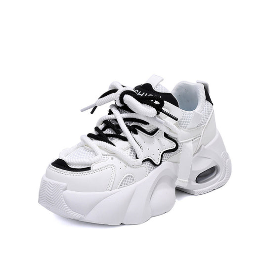 Damen Sportliche Sneakers mit atmungsaktiver Mesh-Oberfläche und rutschfester Sohle EB