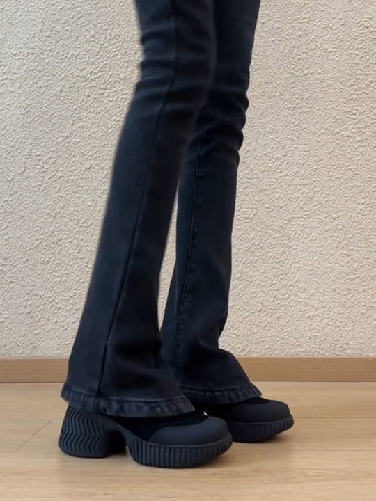 Damen modische Clogs mit komfortablem und rutschfestem Sohlenprofil EB