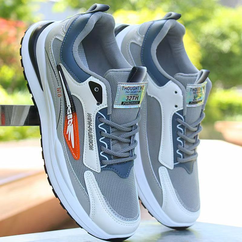 Damen Sportliche Sneakers mit atmungsaktiver Mesh-Oberfläche und stoßdämpfender Sohle EB