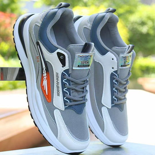 Damen Sportliche Sneakers mit atmungsaktiver Mesh-Oberfläche und stoßdämpfender Sohle EB