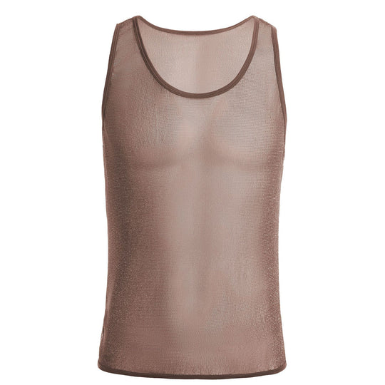 Herren Sportliches Netz-Tanktop EB