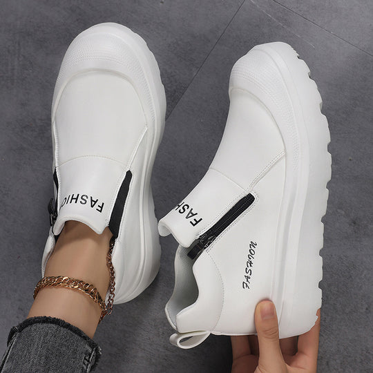 Damen Sneakers mit praktischem Reißverschluss und dämpfender Sohle EB