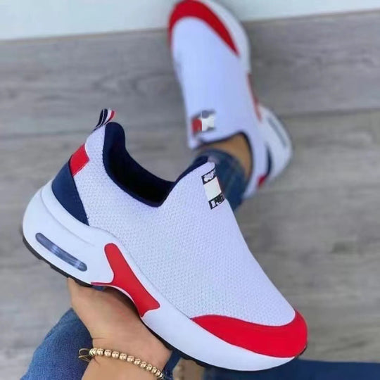 Damen Sneaker mit atmungsaktivem Obermaterial und stoßdämpfender Sohle EB