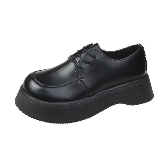 Damen bequeme Plateau-Schnürschuhe mit modischem Design EB