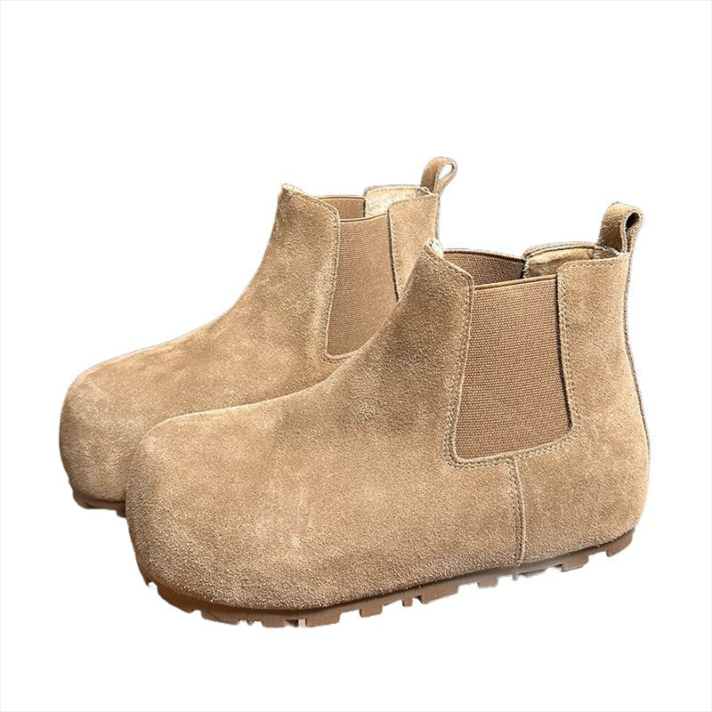 Damen Chelsea Boots mit komfortablem Gummizug und weichem Wildleder EB