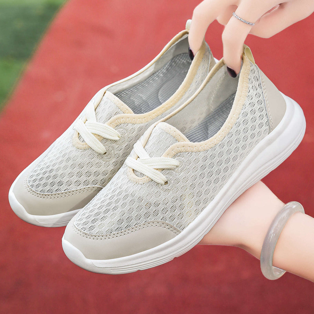 Damen Sportliche Sneaker mit atmungsaktivem Obermaterial und dämpfender Sohle EB