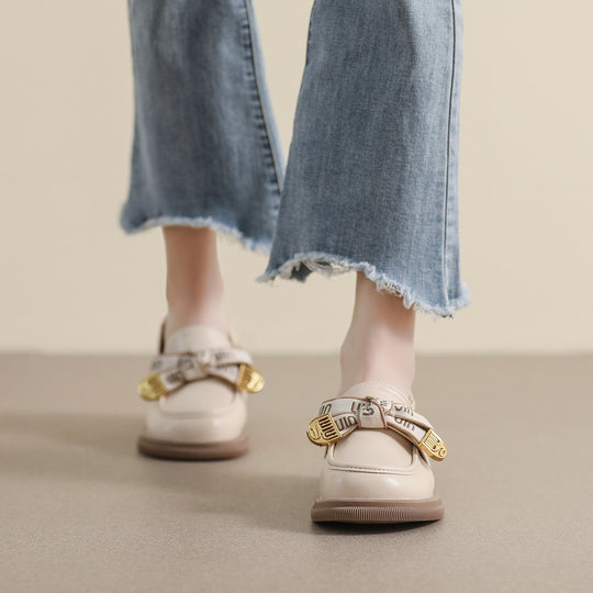 Damen Loafer mit elegantem Schleifen-Detail und bequemem Fußbett EB