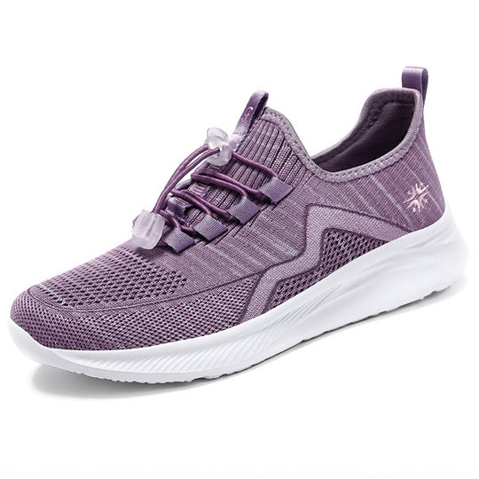 Damen Dynamische Leichtgewicht Sneakers mit elastischem Schnellschnürsystem EB