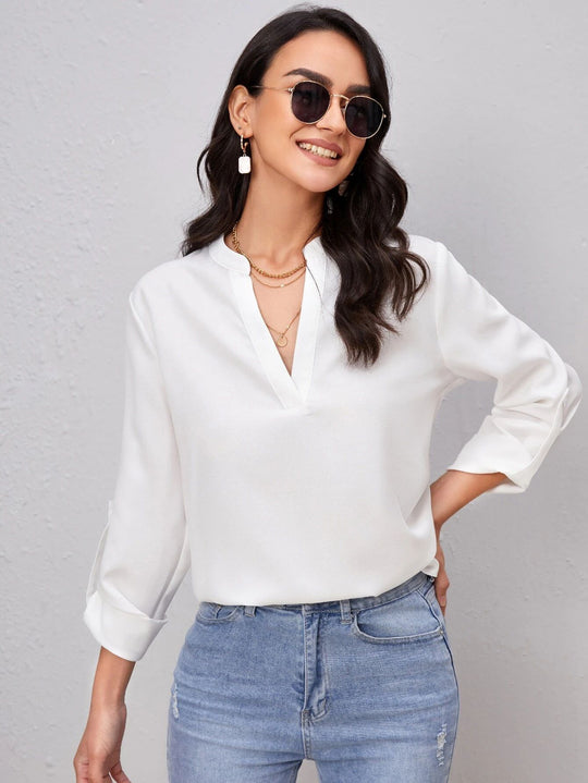 Damen Elegantes und modernes Blusenshirt EB