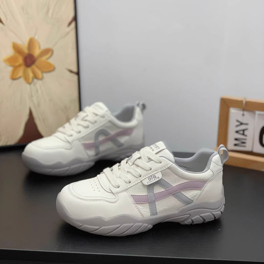 Damen Sportliche Sneakers mit atmungsaktiver Mesh-Oberfläche und rutschfester Sohle EB