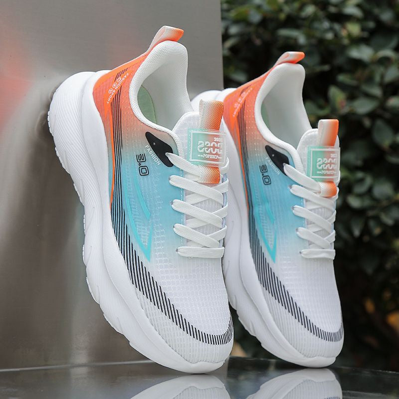 Damen Lauf-Sneaker mit atmungsaktiver Oberflächenstruktur und dämpfender Sohle EB